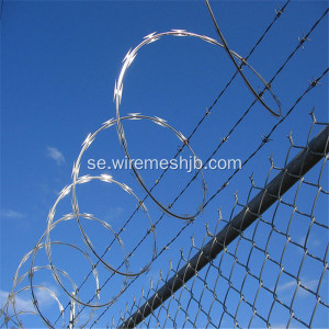 BTO-22 Galvaniserad Concertina Razor Wire För Flygplats